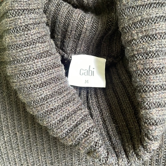 Cabi uptown dark brown sweater dress - Picture 4 of 6